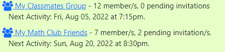 Group summaries